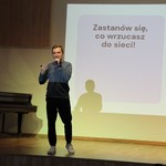Spotkanie edukacyjne z Dominikiem Sołowiejem.