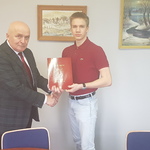 Stypendium Wójta Gminy Turośń Kościelna otrzymał także Kacper Aleksiejuk.