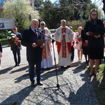 Uroczyste przemówienie wygłosił Grzegorz Jakuć - wójt gminy.